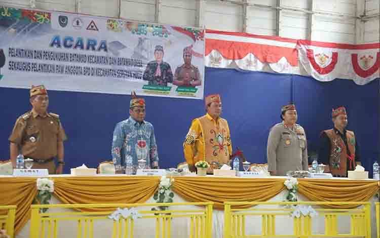 Lantik Anggota BPD, Bupati Seruyan Tekankan Amanah dan Tanggung Jawab