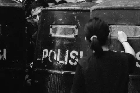 Dokumentasi Mahasiswa Demo Kantor Gubernur Kalimantan Tengah, foto 5